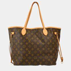 Louis Vuitton Brown Monogram Neverfull MM Tote Bag
