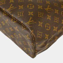 Louis Vuitton Brown Monogram Neverfull MM Tote Bag