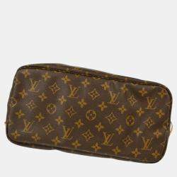 Louis Vuitton Brown Monogram Neverfull MM Tote Bag