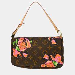 Louis Vuitton Brown Monogram Rose Pochette Accessoires  Handbag