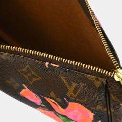 Louis Vuitton Brown Monogram Rose Pochette Accessoires  Handbag