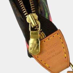Louis Vuitton Brown Monogram Rose Pochette Accessoires  Handbag