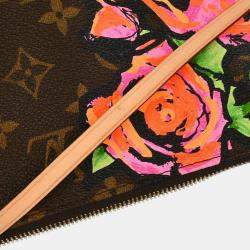 Louis Vuitton Brown Monogram Rose Pochette Accessoires  Handbag