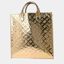 Louis Vuitton Gold Monogram Miroir Sac Plat Tote Bag