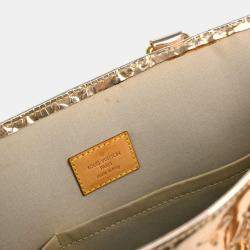 Louis Vuitton Gold Monogram Miroir Sac Plat Tote Bag