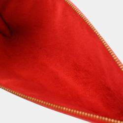 Pre Owned Louis Vuitton Red Epi Pochette Accessoires Shoulder Bag