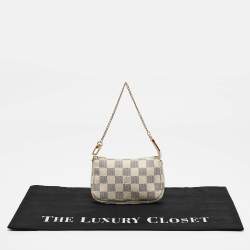 Pre Owned Louis Vuitton Damier Azur Canvas Mini Pochette Accessoires