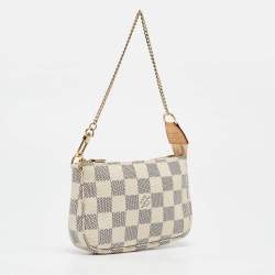 Pre Owned Louis Vuitton Damier Azur Canvas Mini Pochette Accessoires