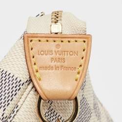 Pre Owned Louis Vuitton Damier Azur Canvas Mini Pochette Accessoires