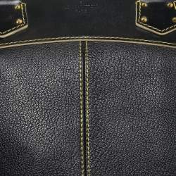 مملوكة مسبقًا Louis Vuitton Black Suhali Leather Lockit MM Bag