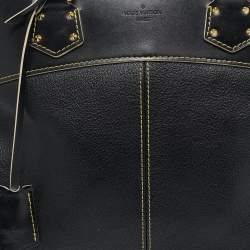 مملوكة مسبقًا Louis Vuitton Black Suhali Leather Lockit MM Bag