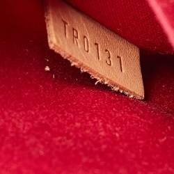 Louis Vuitton Rouge Grenadine Monogram Vernis Montana Bag