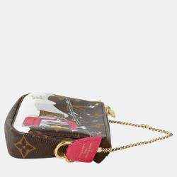 Louis Vuitton Brown Monogram Canvas Mini Pochette Accessoires Shoulder Bag