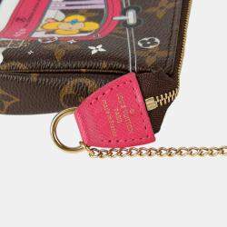 Louis Vuitton Brown Monogram Canvas Mini Pochette Accessoires Shoulder Bag