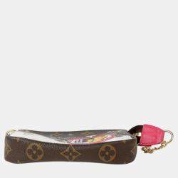 Louis Vuitton Brown Monogram Canvas Mini Pochette Accessoires Shoulder Bag