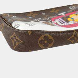 Louis Vuitton Brown Monogram Canvas Mini Pochette Accessoires Shoulder Bag
