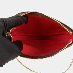 Louis Vuitton Brown Monogram Canvas Mini Pochette Accessoires Shoulder Bag