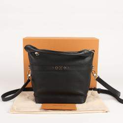 Louis Vuitton PM Size Black Leather Cruiser Shoulder Bag