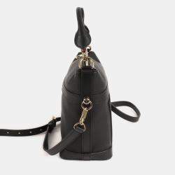 Louis Vuitton PM Size Black Leather Cruiser Shoulder Bag