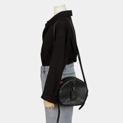 Louis Vuitton Black Monogram Empreinte Leather Boite Chapeau Souple MM Bag