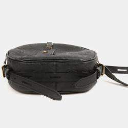 Louis Vuitton Black Monogram Empreinte Leather Boite Chapeau Souple MM Bag