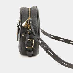 Louis Vuitton Black Monogram Empreinte Leather Boite Chapeau Souple MM Bag