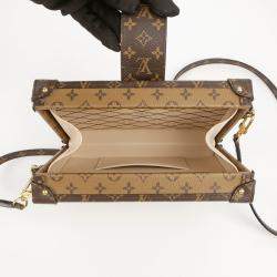 Louis Vuitton Monogram Reverse Canvas Petite Malle Clutch Bag
