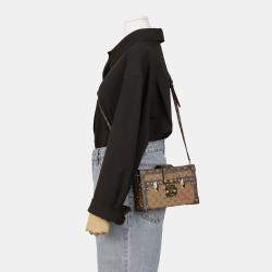 Louis Vuitton Monogram Reverse Canvas Petite Malle Clutch Bag