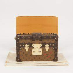 Louis Vuitton Monogram Reverse Canvas Petite Malle Clutch Bag