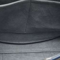 Pre Owned Louis Vuitton Bleu Glacier Leather and Python Very Tote