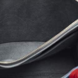 Pre Owned Louis Vuitton Bleu Glacier Leather and Python Very Tote