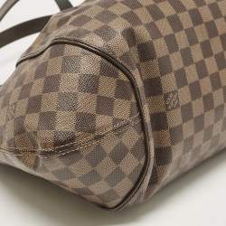Pre Owned Louis Vuitton Damier Ebene Canvas Sistina GM Bag