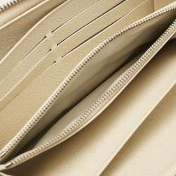 Louis Vuitton Ivory Epi Leather Zippy Wallet