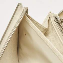 Louis Vuitton Ivory Epi Leather Zippy Wallet