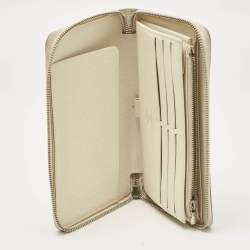 Louis Vuitton Ivory Epi Leather Zippy Wallet