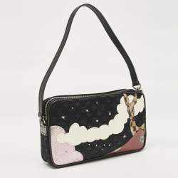 Pre Owned Louis Vuitton Black/Multicolor Monogram Giraffe Conte De Fees Pochette
