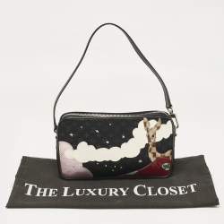 Pre Owned Louis Vuitton Black/Multicolor Monogram Giraffe Conte De Fees Pochette