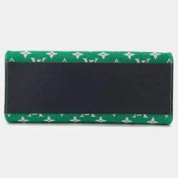 Louis Vuitton Green Monogram Jacquard Velvet LV Match Onthego PM Bag