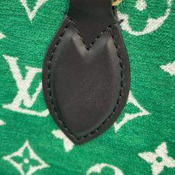 Louis Vuitton Green Monogram Jacquard Velvet LV Match Onthego PM Bag