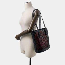 Louis Vuitton Noir Monogram Race Nicolas Ghesquiere PM Bucket Bag