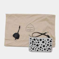 Louis Vuitton Noir/Blanc Monogram Empreinte Leather Infinity Dot Neverfull MM Tote Bag