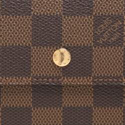 Louis Vuitton Damier Ebene Canvas Elise Compact Wallet