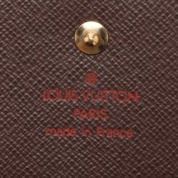 Louis Vuitton Damier Ebene Canvas Elise Compact Wallet