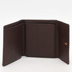 Louis Vuitton Damier Ebene Canvas Elise Compact Wallet