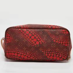 Louis Vuitton Rouge Monogram Canvas Limited Edition Yayoi Kusama Waves Neverfull MM Bag