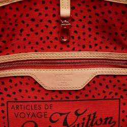 Louis Vuitton Rouge Monogram Canvas Limited Edition Yayoi Kusama Waves Neverfull MM Bag