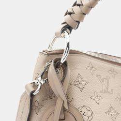 Louis Vuitton Beige Mahina Leather Hobo Bag