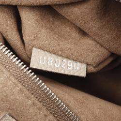 Louis Vuitton Beige Mahina Leather Hobo Bag