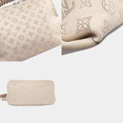 Louis Vuitton Beige Mahina Leather Hobo Bag
