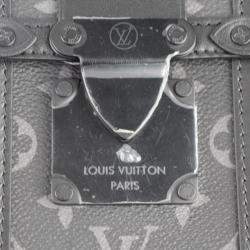 Louis Vuitton Black Monogram Eclipse Leather Vertical Trunk Wearable Wallet Shoulder Bag